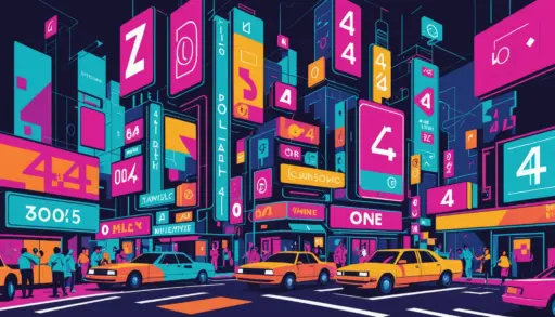 Editorial illustration of people and a broken webpage reading 404 urban dictionary