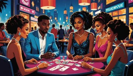 Vibrant editorial scene representing fish definition slang with diverse people and symbols, urban style